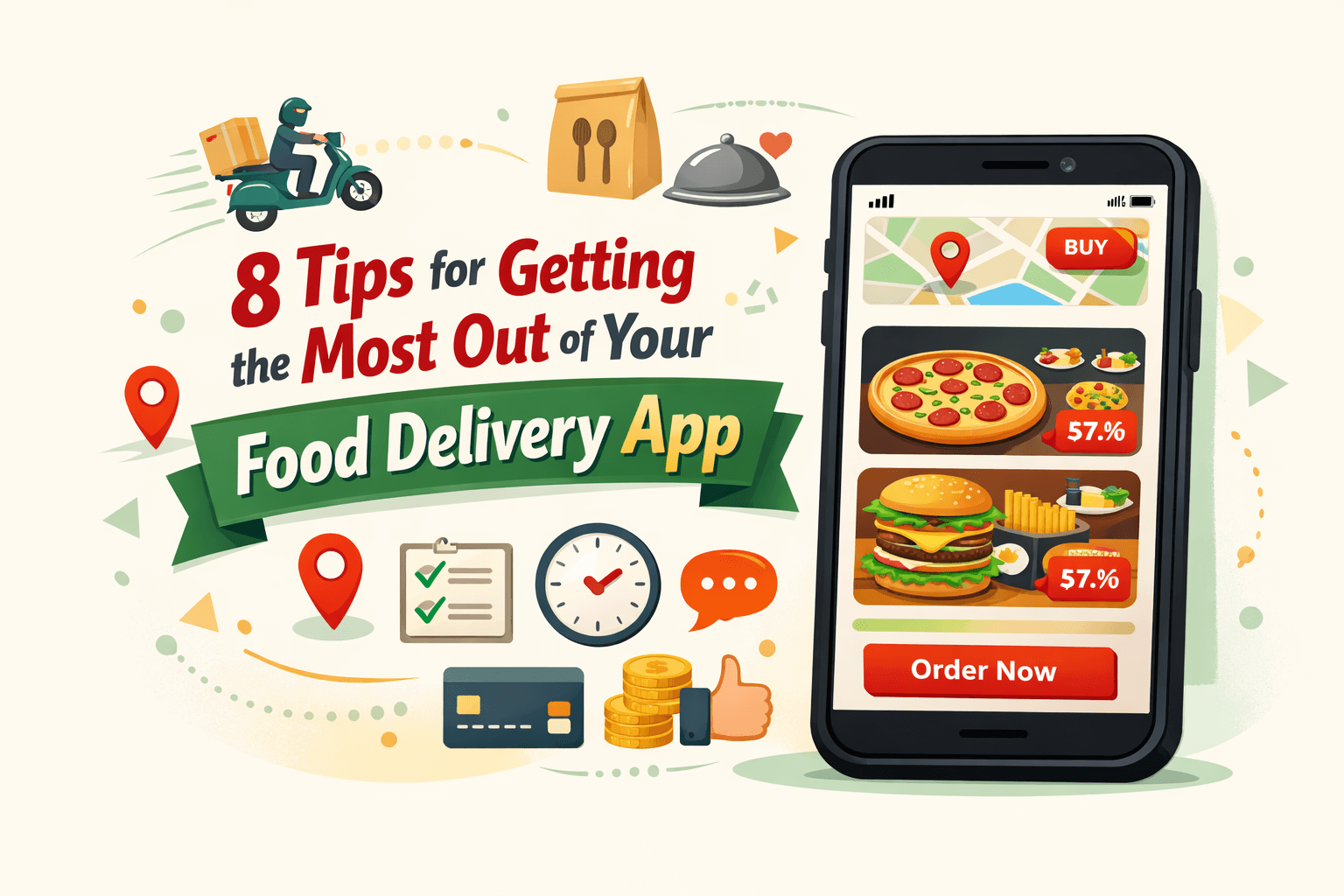 8 Tips for Getting the Most Out of Your Food Delivery App